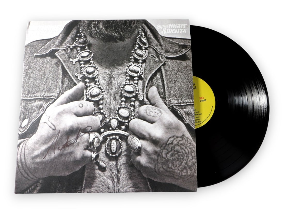 Nathaniel Rateliff Autographed Album Cover Beckett Authenticated (1 of 2)