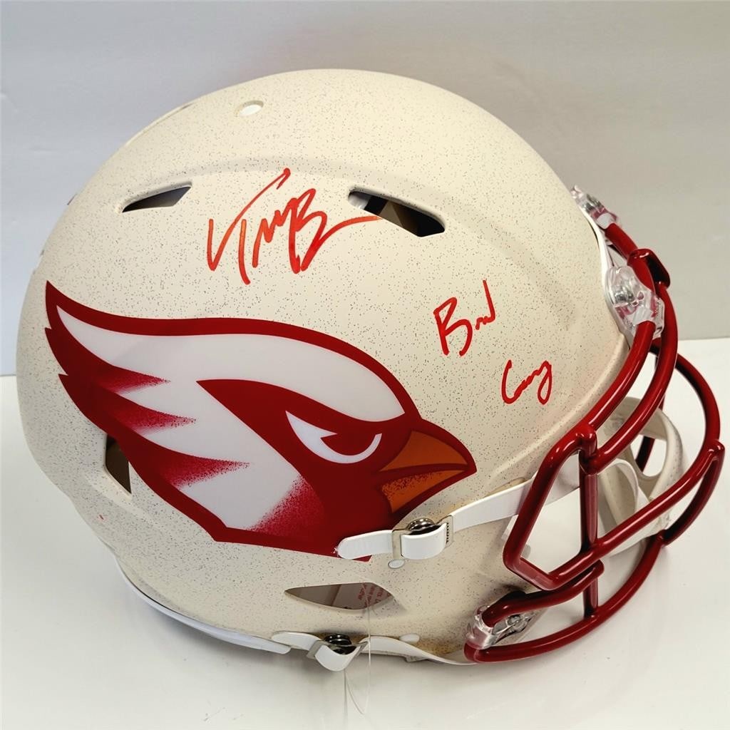 Trey McBride Signed Arizona Cardinals Full Size Helmet Beckett BAS (1 of 6)