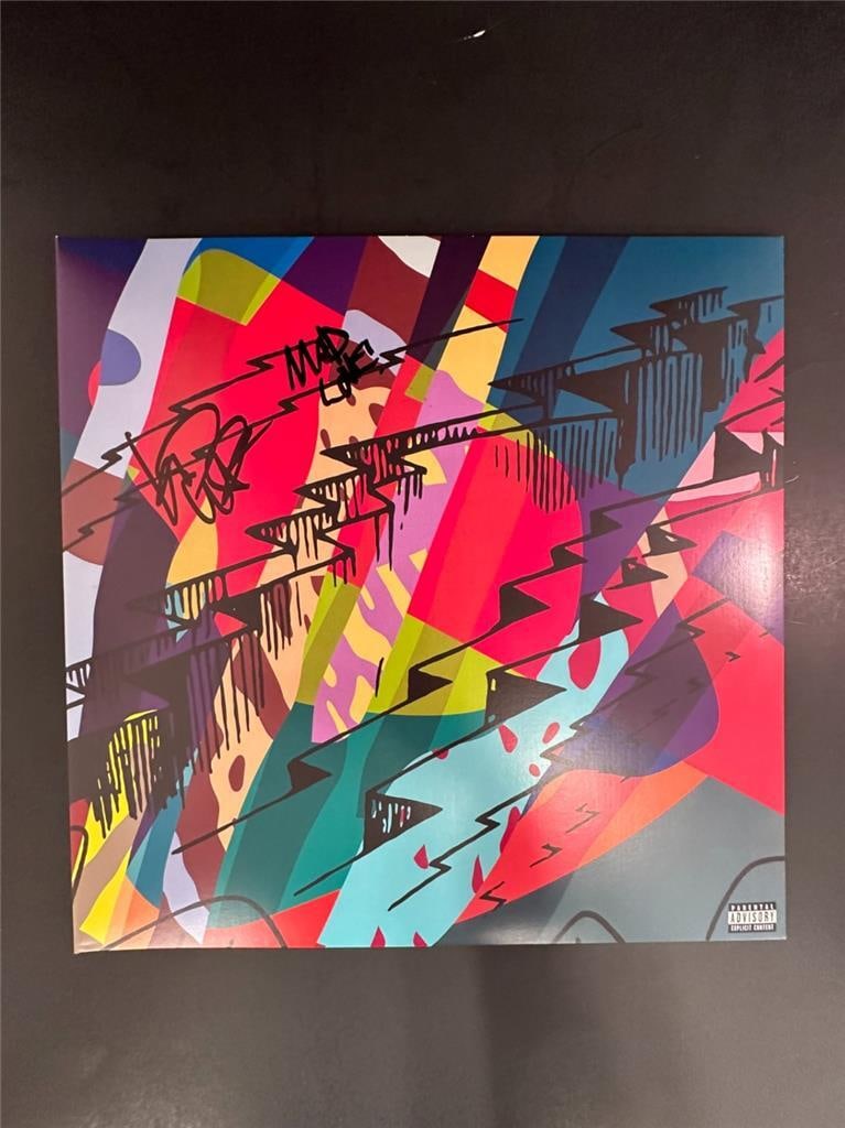 Kid Cudi Signed Mad Love Vinyl Album Cover Beckett Authenticated (1 of 4)