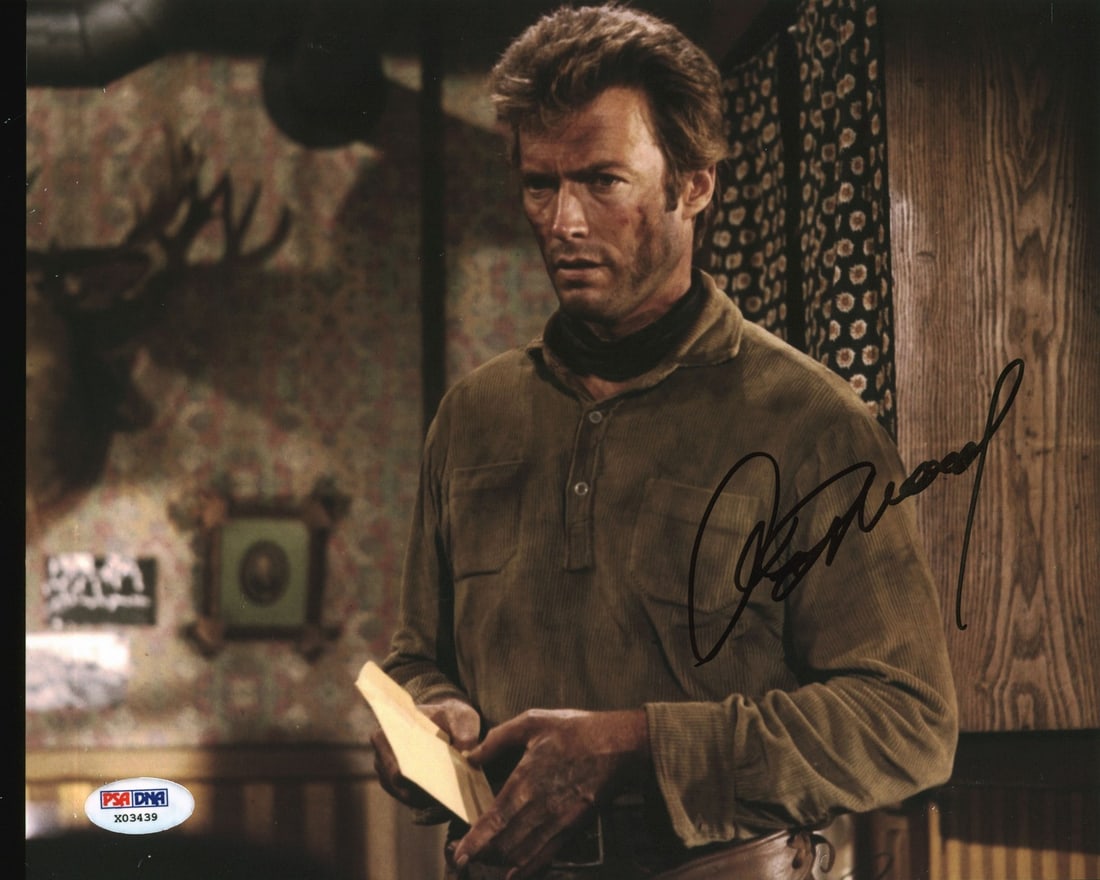 Clint Eastwood Signed Hang 'Em High 8x10 Photo PSA/DNA Certified (1 of 5)