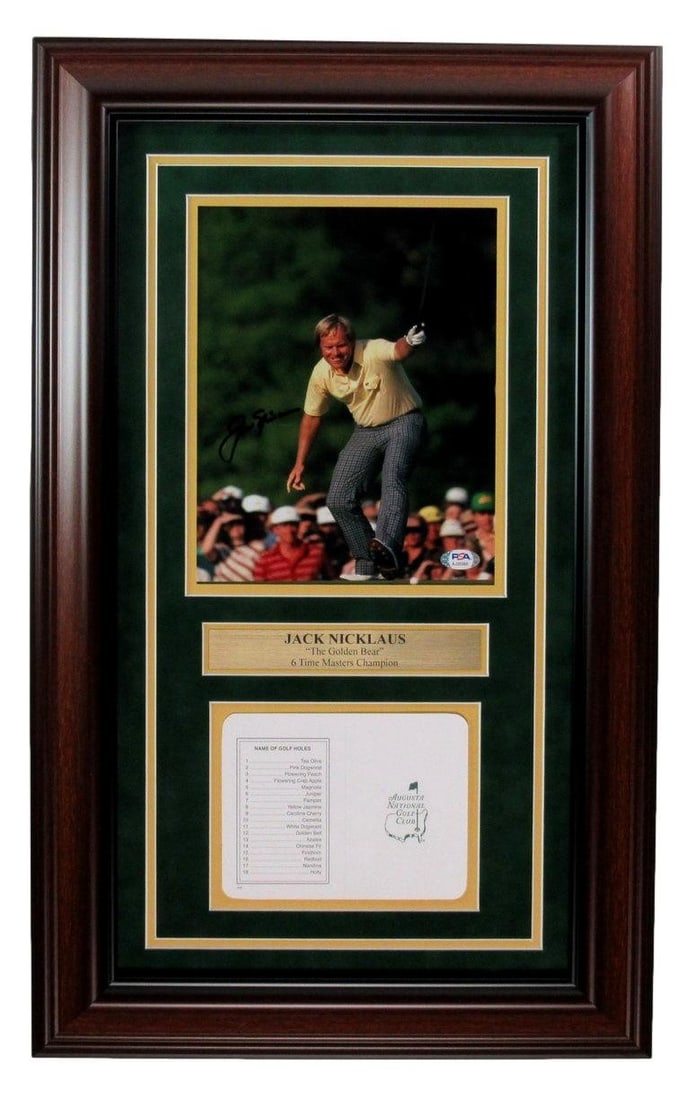 Jack Nicklaus Signed 8x10 Photo Framed PSA/DNA Authentic (1 of 5)