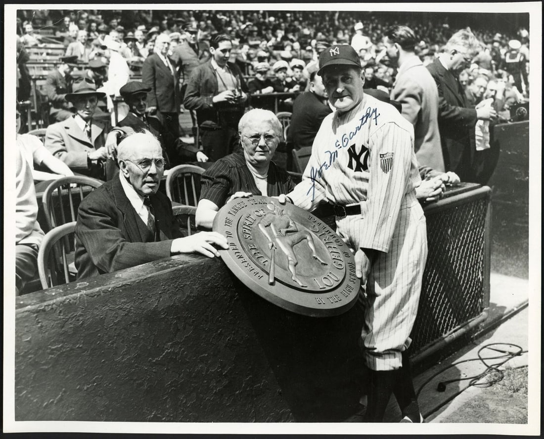 Joe McCarthy Autographed 8x10 Yankees Photo PSA DNA Certified: Joe McCarthy Autographed 8x10 Yankees Photo PSA DNA Certified This is an original signed 8x10 photo of Joe McCarthy, the legendary manager of the New York Yankees, featuring Hall of Fame recognition.