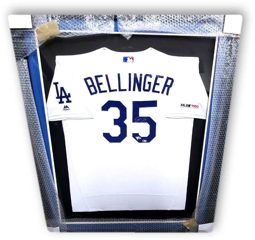 Cody Bellinger Autographed Jersey Framed MLB Authentic Los Angeles Dodgers: Cody Bellinger Autographed Jersey Framed MLB Authentic Los Angeles Dodgers Celebrate your love for the Los Angeles Dodgers with this original, custom-framed autographed jersey of Cody Bellinger. This
