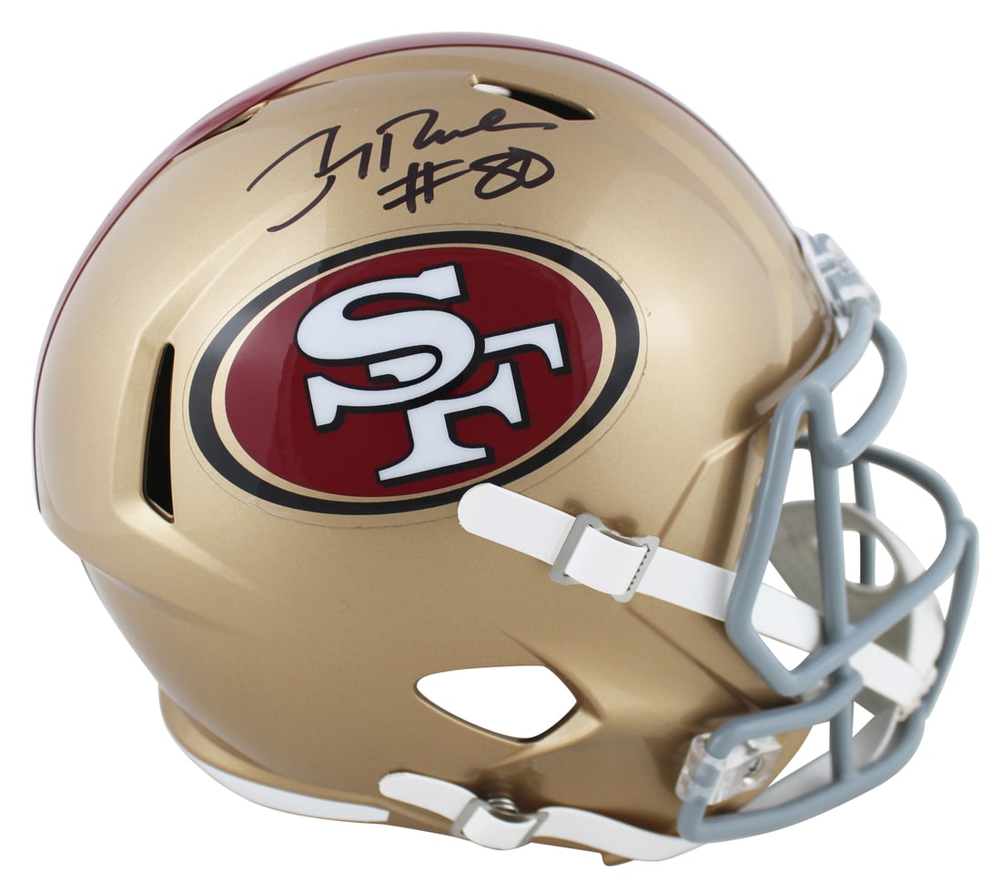 Jerry Rice Signed San Francisco 49ers Full Size Speed Helmet Certified by Fanatics (1 of 3)