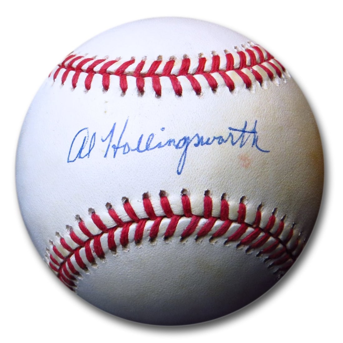 Al Hollingsworth Autographed Baseball Los Angeles Dodgers COA: Al Hollingsworth Autographed Baseball Los Angeles Dodgers COA This is an original autographed baseball signed by Al Hollingsworth, a notable player of the Los Angeles Dodgers. The ball is authenticate