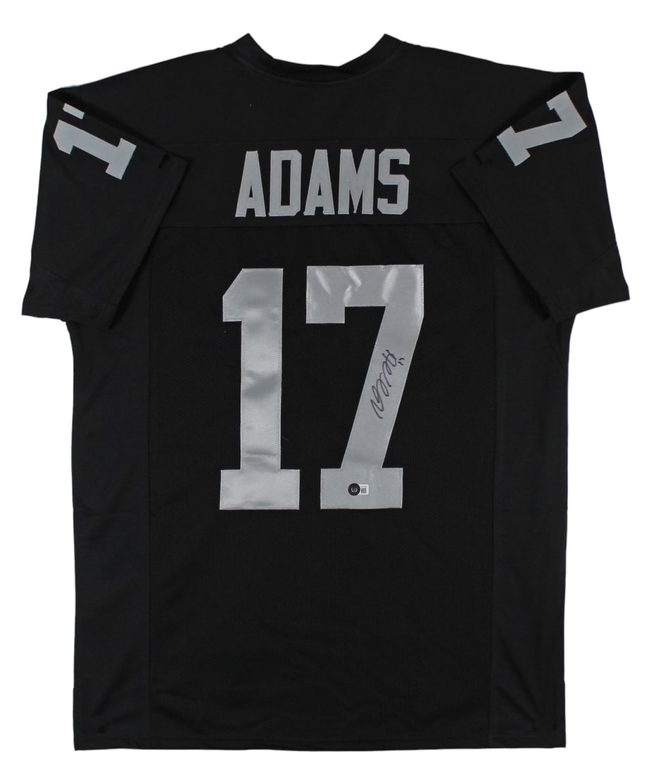 Davante Adams Signed Black Pro Style Jersey BAS Witnessed Las Vegas Raiders: Davante Adams Signed Black Pro Style Jersey BAS Witnessed Las Vegas Raiders This authentic black pro style jersey is personally signed by Davante Adams, a standout player from the Las Vegas Raiders. T