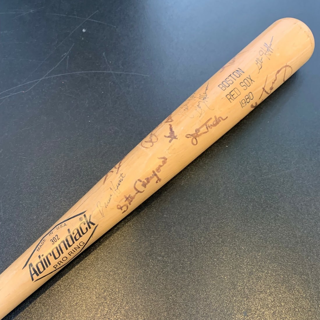 1980 Boston Red Sox Team Signed Bat JSA Authenticated: 1980 Boston Red Sox Team Signed Bat JSA Authenticated This authentic 1980 Boston Red Sox Team Signed Louisville Slugger Bat features approximately 16 signatures from notable players, including Dennis