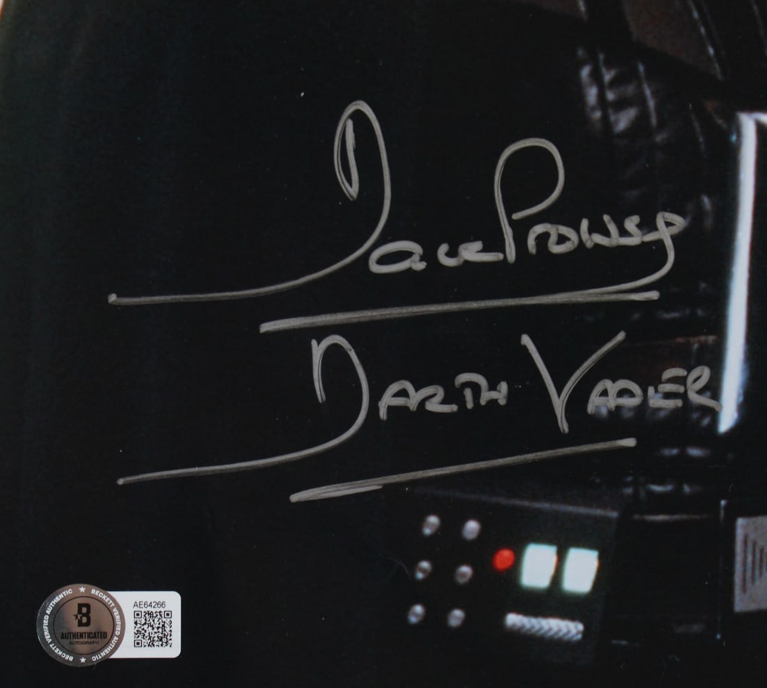 David Prowse Jeremy Bulloch Star Wars Signed 12x16 Photo BAS AE64266 - 2
