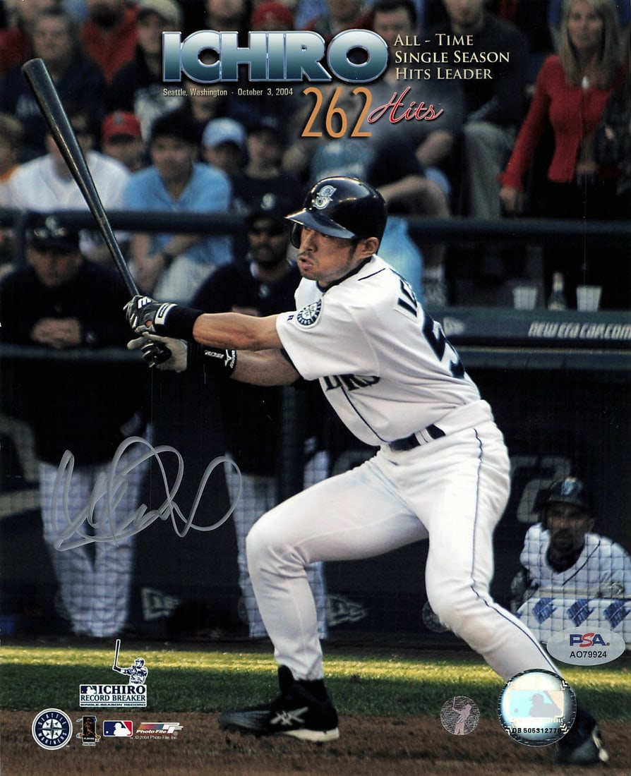 Ichiro Suzuki Signed 8x10 Photo PSA/DNA Seattle Mariners (1 of 1)