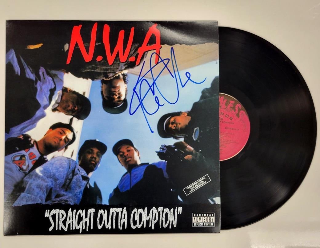 Ice Cube Signed N.W.A. Straight Outta Compton Vinyl Record Beckett Authenticated (1 of 4)