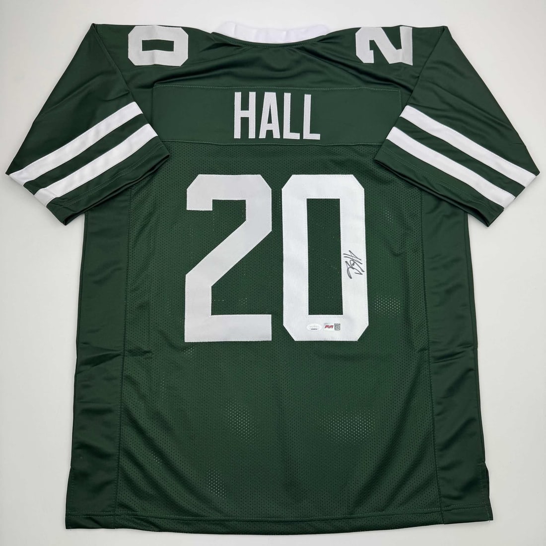 Breece Hall Signed New York Jets Green Jersey JSA Certified (1 of 4)