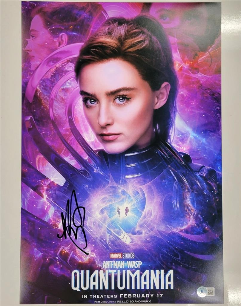 Kathryn Newton Autographed 12x18 Photo Ant-Man and the Wasp Beckett (1 of 3)