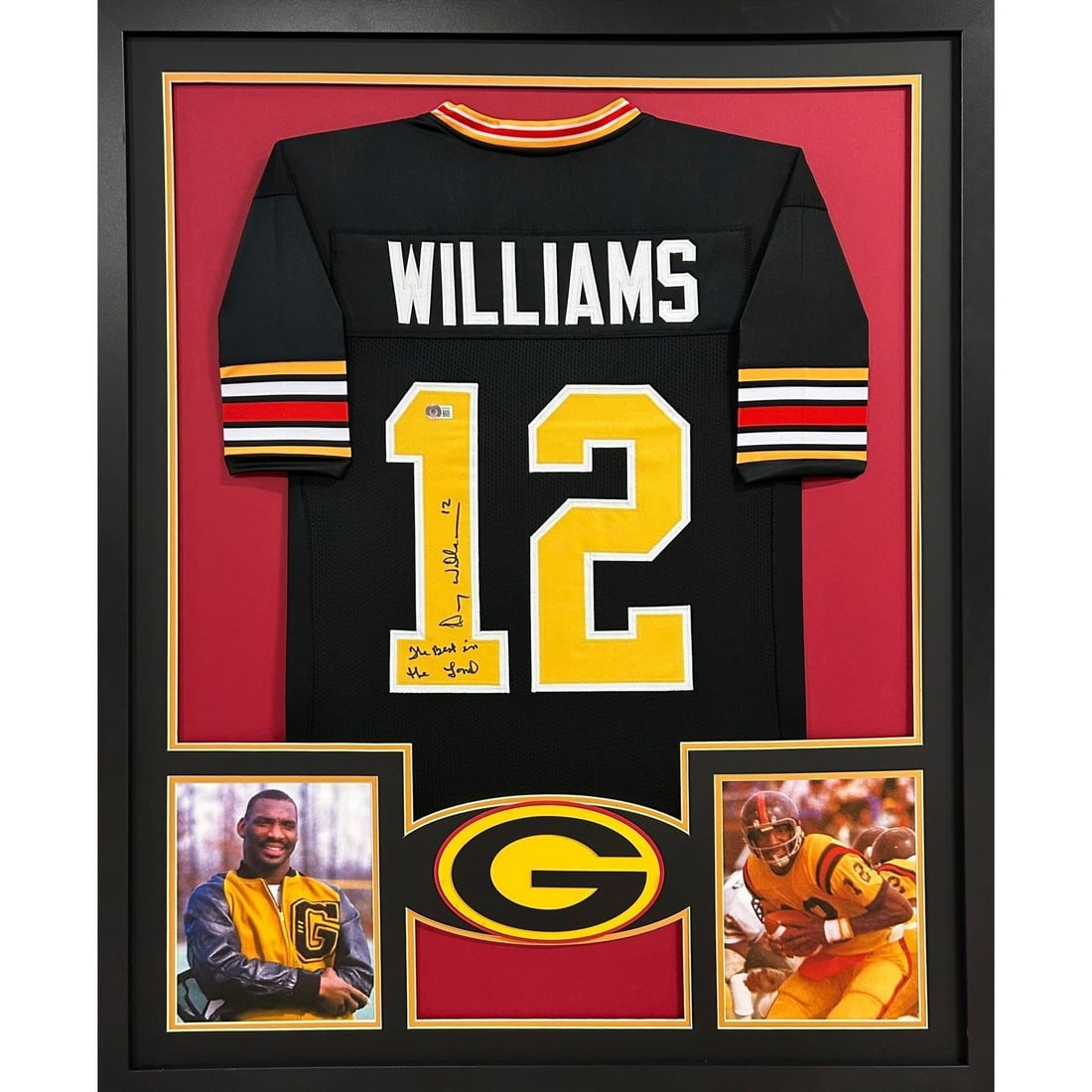 Doug Williams Autographed Framed Jersey JSA Certified Redskins Grambling: Doug Williams Autographed Framed Jersey JSA Certified Redskins Grambling This is a signed and framed jersey of Doug Williams, a celebrated figure in football history known for his time with Grambling