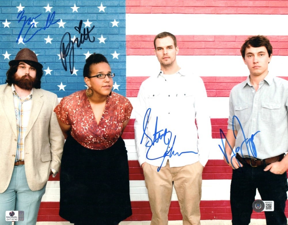 Alabama Shakes Signed 11x14 Photo by Brittany Howard Beckett Authenticated: Alabama Shakes Signed 11x14 Photo by Brittany Howard Beckett Authenticated This is an original 11x14 photograph signed by the Alabama Shakes band members: Brittany Howard, Zac Cockrell, Heath Fogg, an