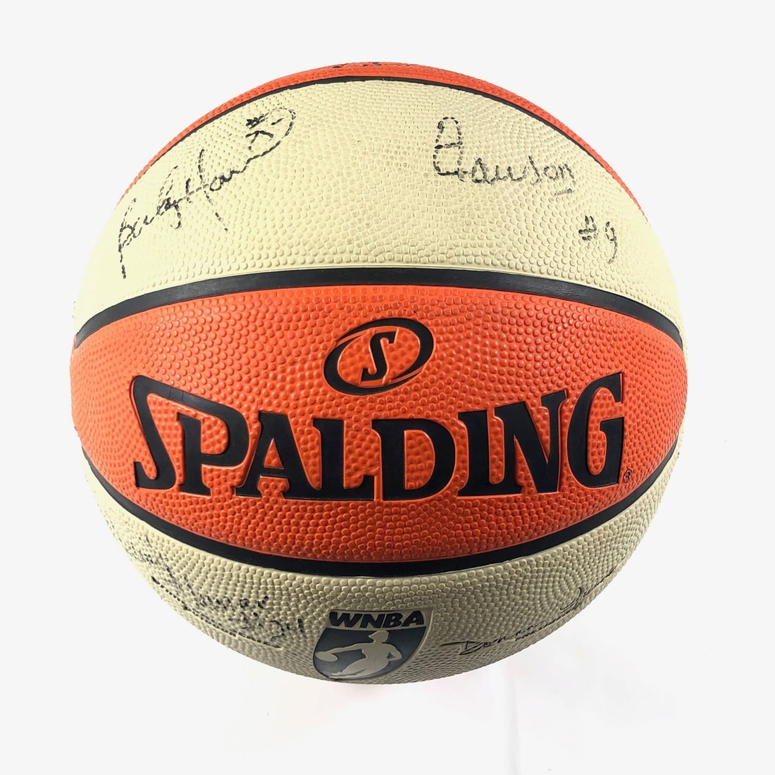 2008 San Antonio Silver Stars Team Signed Basketball PSA/DNA Certified (1 of 7)