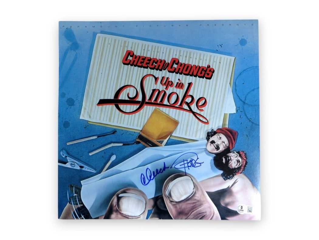 Cheech Marin Tommy Chong Dual Signed Up In Smoke Album Beckett Authenticated (1 of 3)