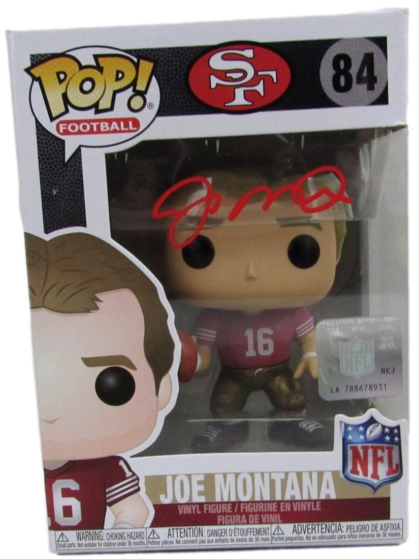 Funko POP Figurine #84 Joe Montana Signed HOF JSA Authenticated 49ers (1 of 5)