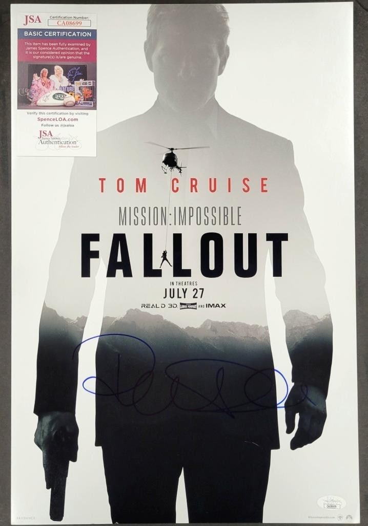 Rebecca Ferguson Signed 12x18 Mission Impossible Photo JSA Authentic (1 of 5)