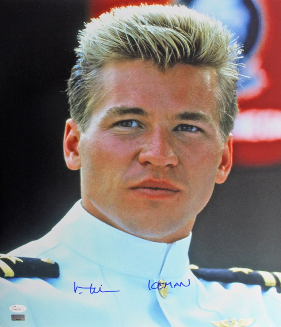 Val Kilmer Signed Top Gun Iceman 16x20 Photo JSA Authenticated (1 of 5)