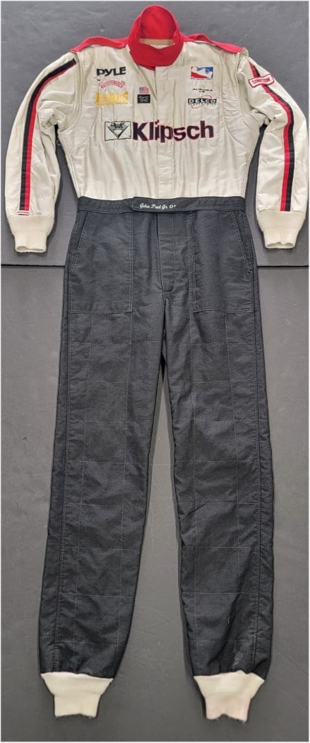 John Paul Jr Authentic Game Used NASCAR Racing Track Suit Shirt Pants (1 of 6)