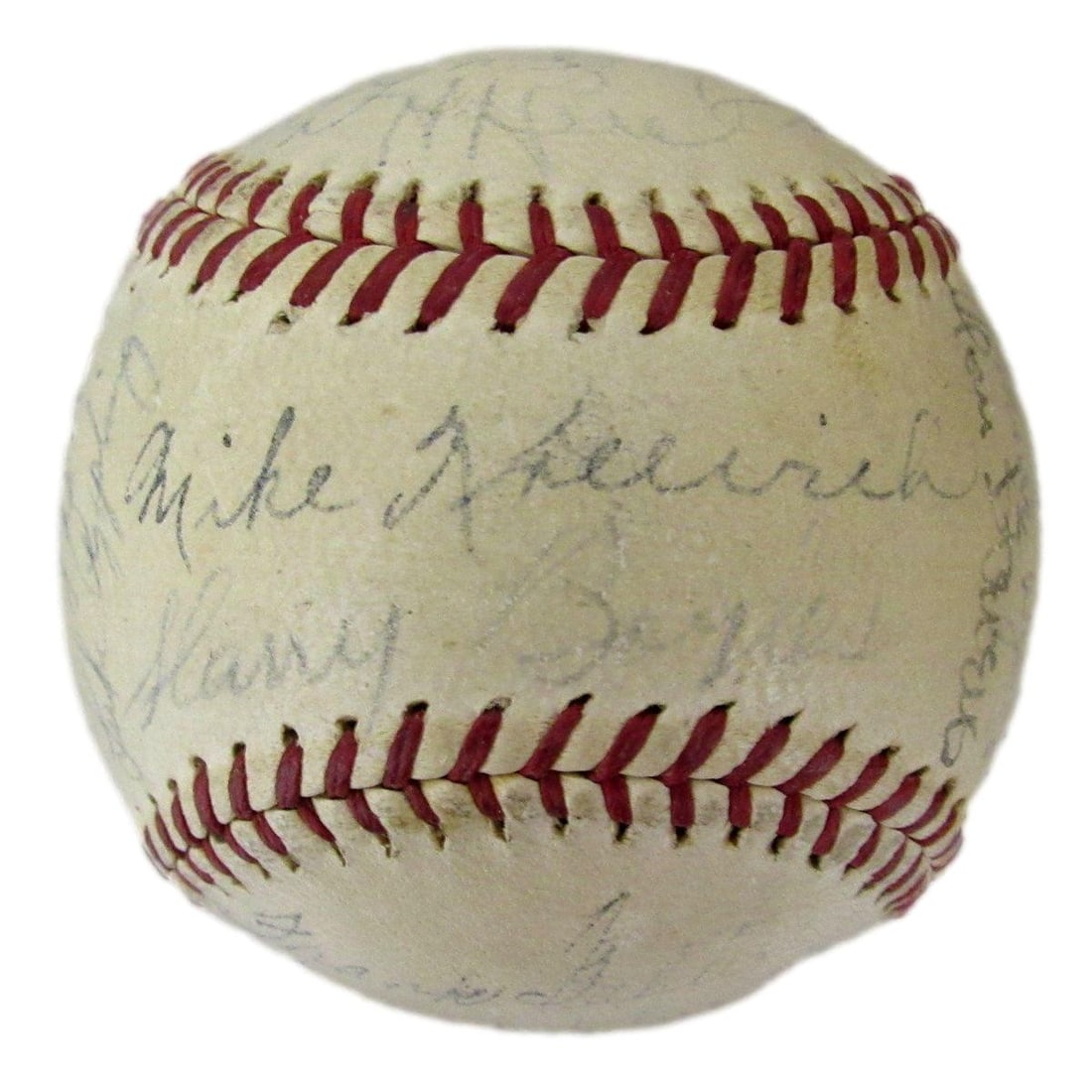 1938 Chicago White Sox Team Signed Baseball 26 Signatures Beckett Authenticated (1 of 9)