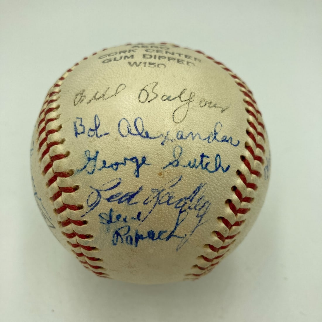 1942 Butler Yankees Signed Baseball with 14 Signatures (1 of 9)