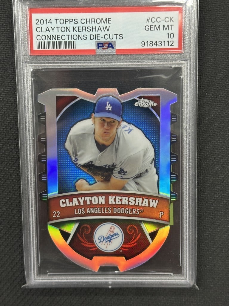 Clayton Kershaw 2014 Topps Chrome Die Cuts PSA 10 Dodgers CC-CK (1 of 2)