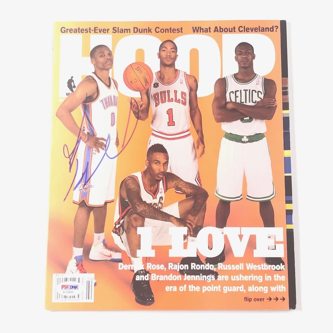 Russell Westbrook Signed 8x10 Photo Magazine PSA/DNA Oklahoma City Thunder: Russell Westbrook Signed 8x10 Photo Magazine PSA/DNA Oklahoma City Thunder This is an original magazine photo featuring Russell Westbrook, the standout player from the Oklahoma City Thunder. The photo