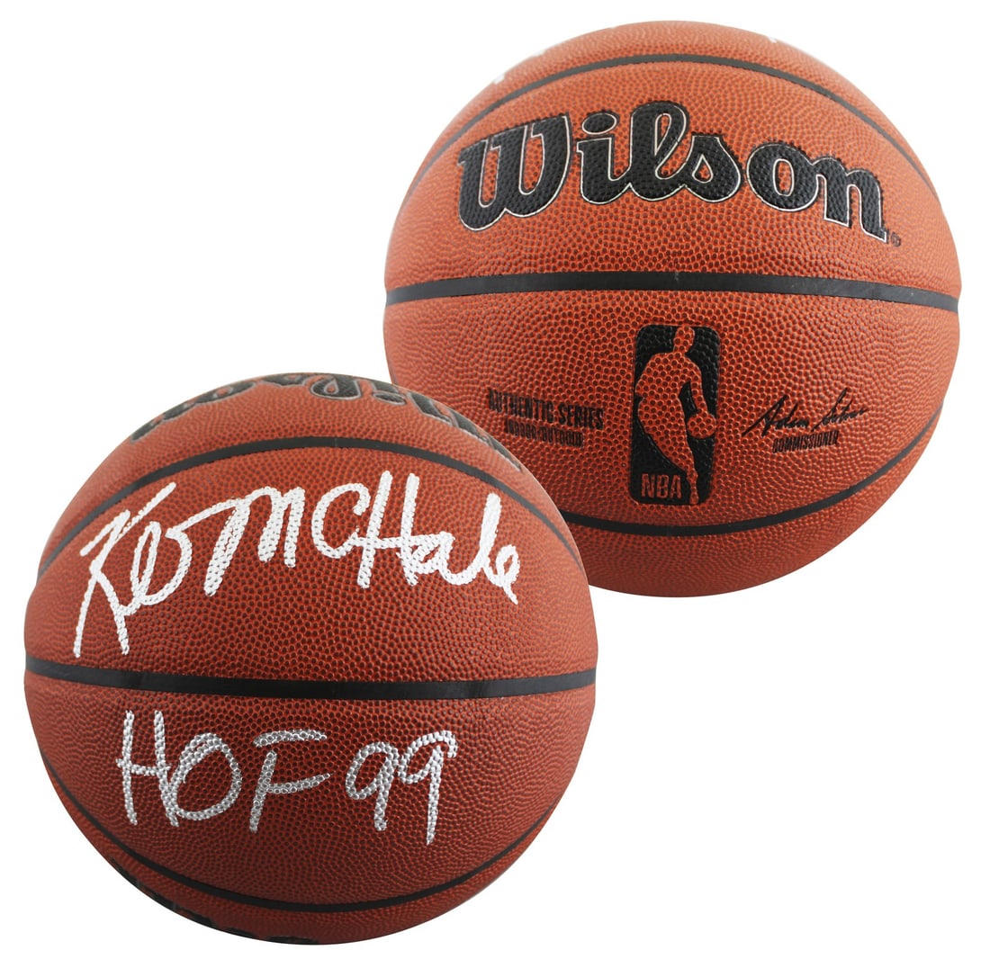 Kevin McHale Signed Basketball HOF 99 Boston Celtics BAS Authenticated (1 of 4)