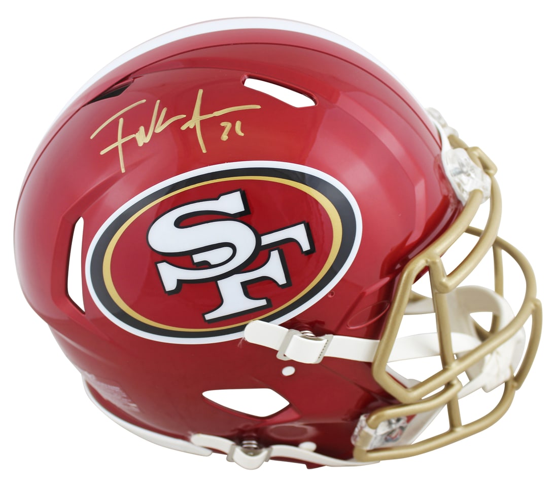 Frank Gore Signed San Francisco 49ers Flash Full Size Helmet Beckett Authenticated (1 of 3)