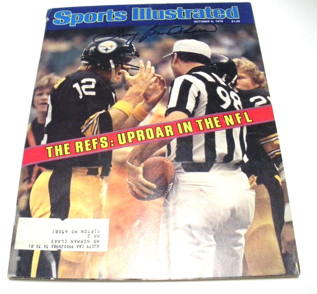 Terry Bradshaw Signed Sports Illustrated Magazine with COA (1 of 2)