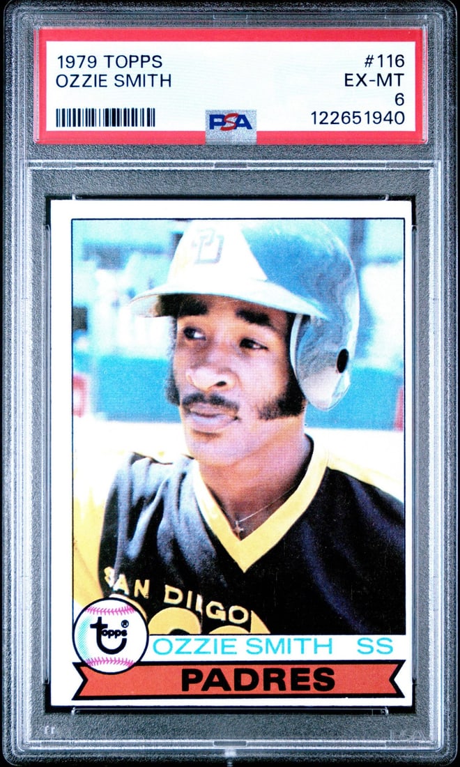 1979 Topps Ozzie Smith #116 Rookie Baseball Card PSA 6 Authenticated (1 of 2)
