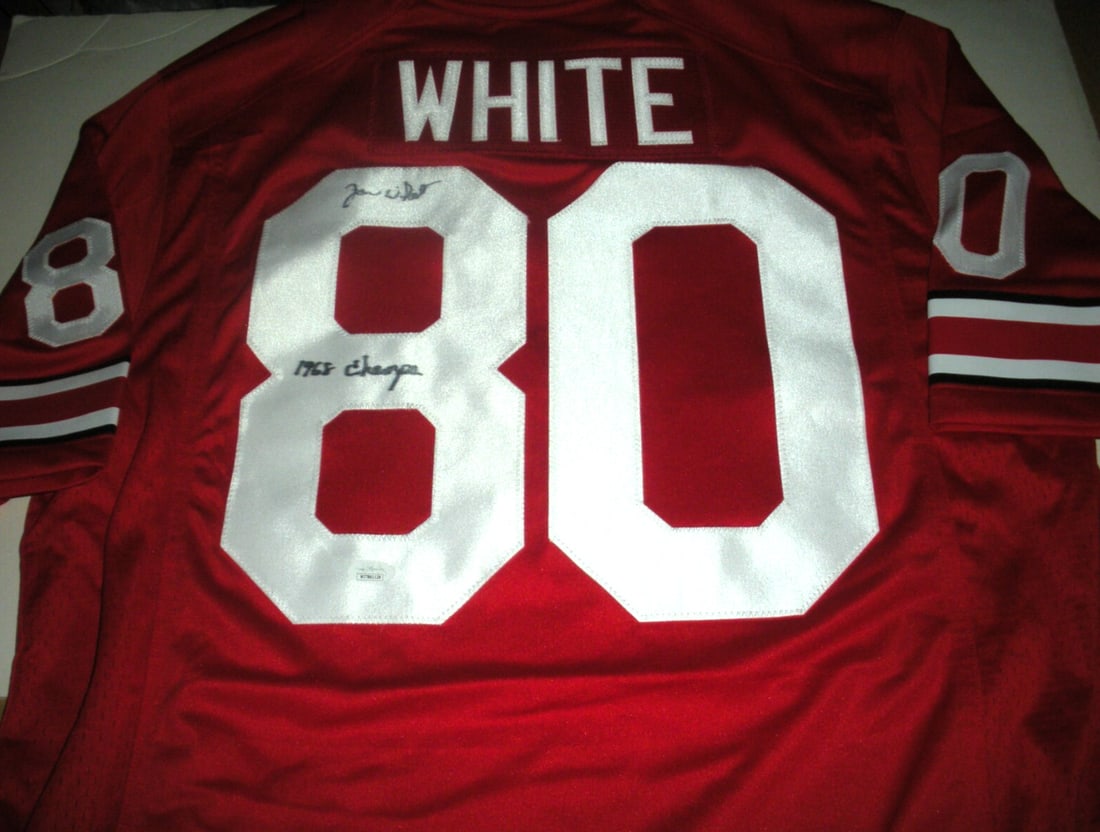 Jan White Signed Cleveland Browns Nike Jersey BAS Authenticated (1 of 2)
