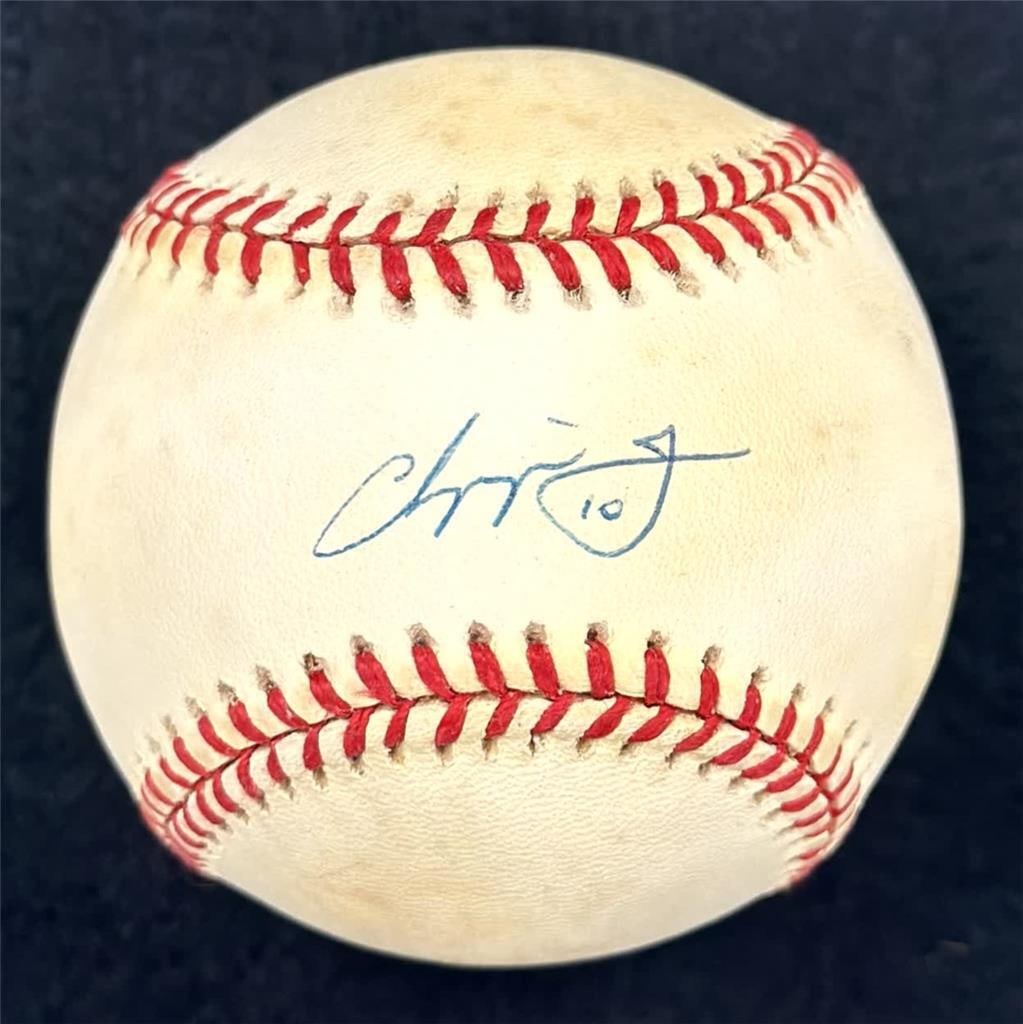 Chipper Jones Signed ONL National League Baseball with BAS Authentication (1 of 3)