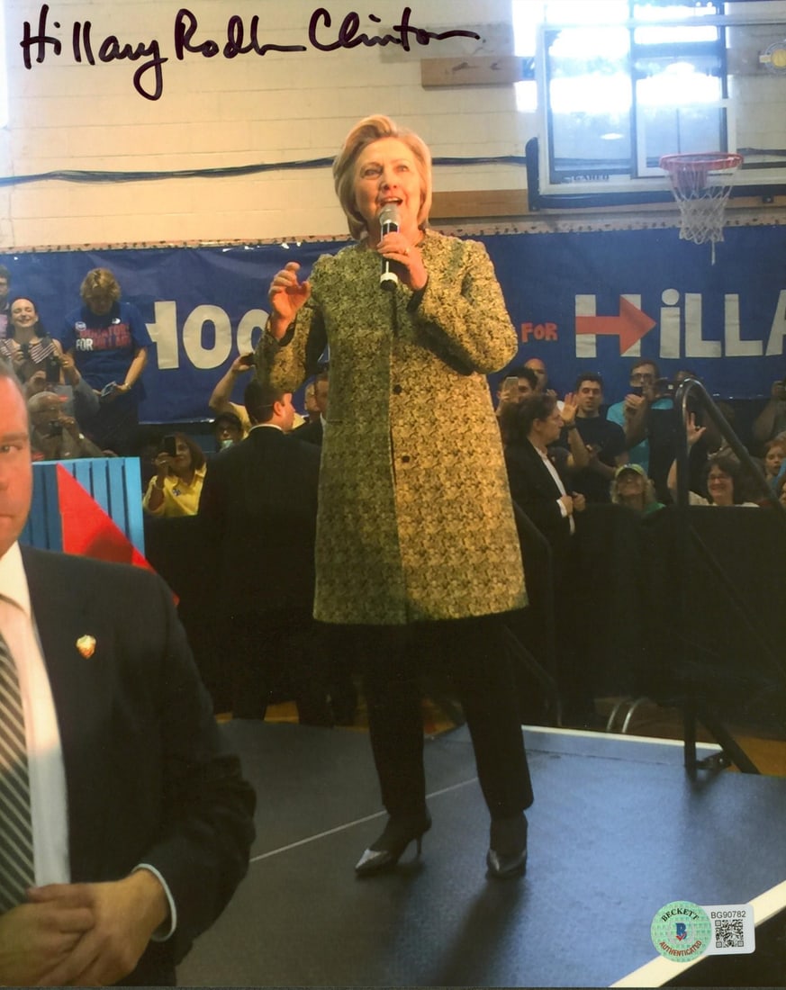 Hillary Rodham Clinton Signed 8x10 Photo with BAS Authentication (1 of 3)