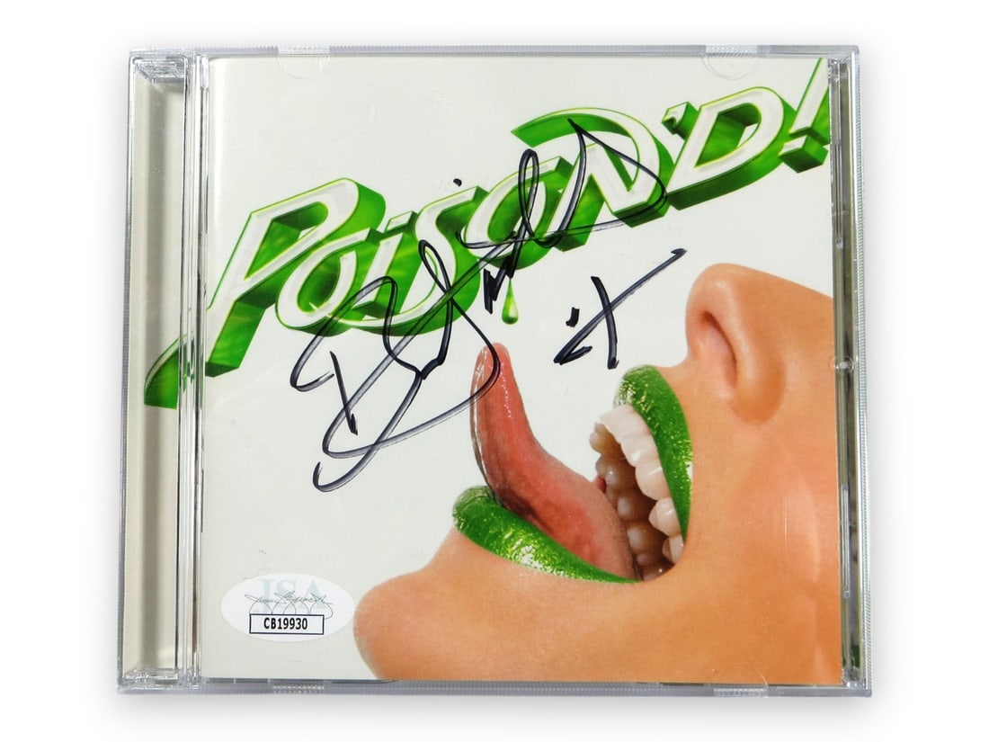 Bret Michaels Autographed CD Booklet Poison JSA Certified (1 of 3)