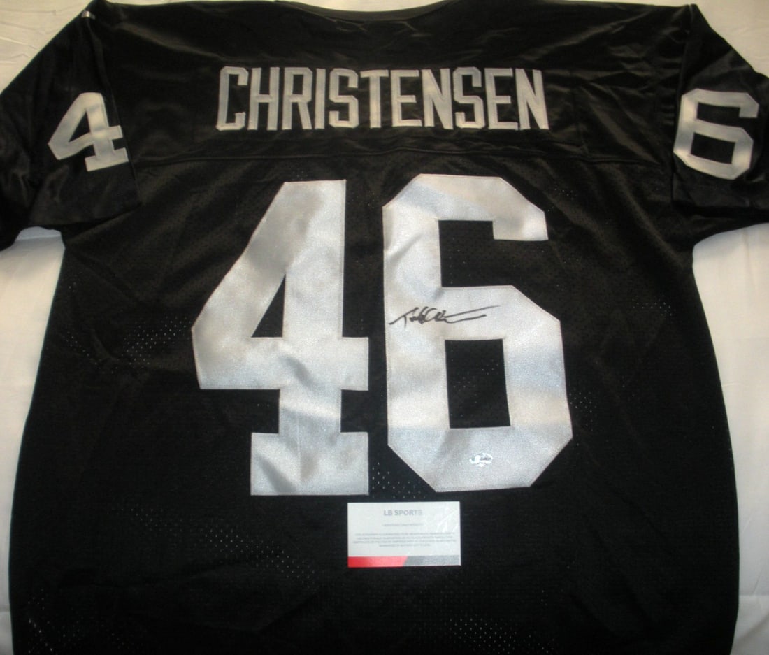 Signed Nike Oakland Raiders Jersey Todd Christensen With COA (1 of 2)