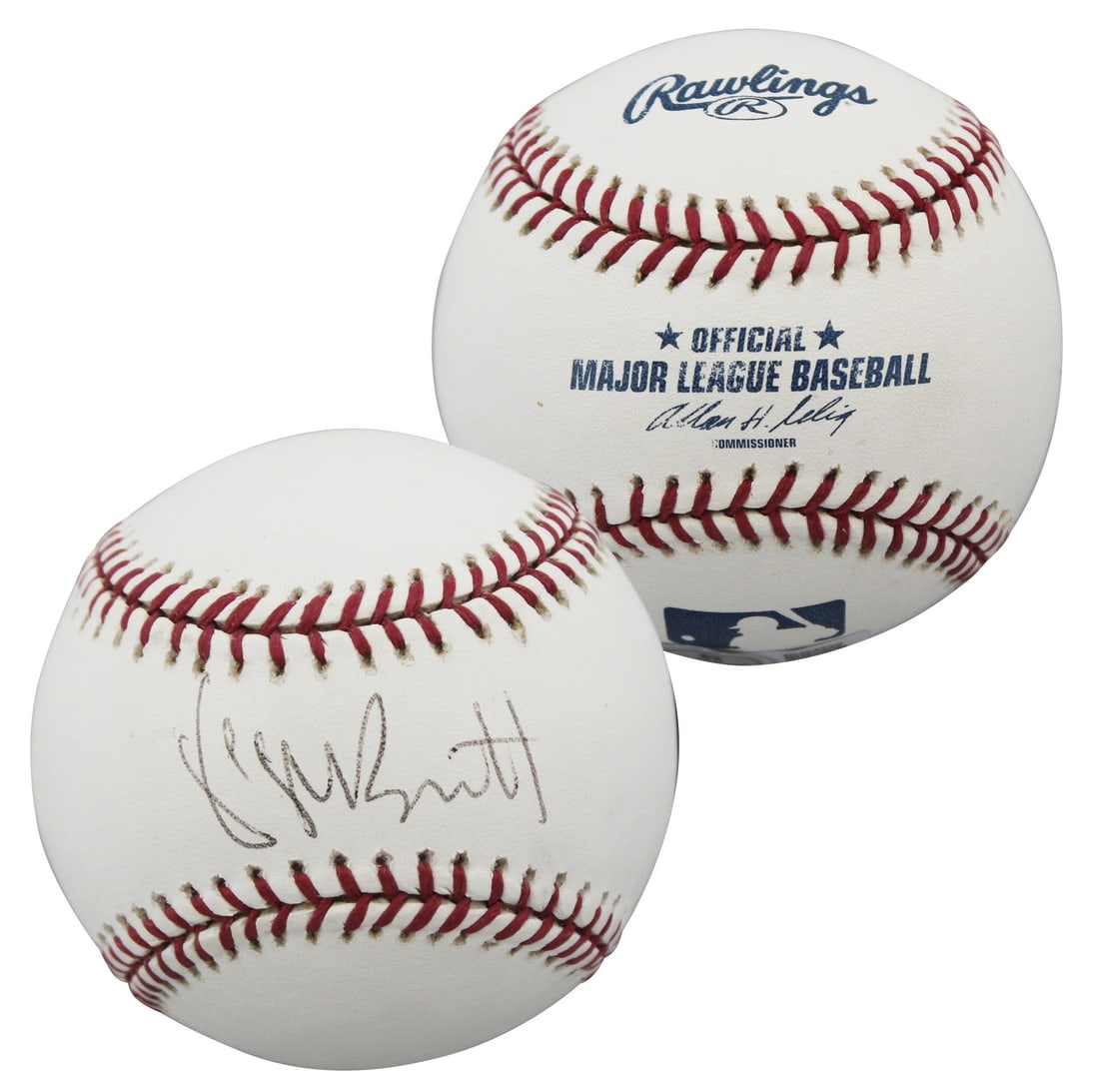 George Brett Autographed OML Baseball Kansas City Royals Beckett Certified (1 of 4)