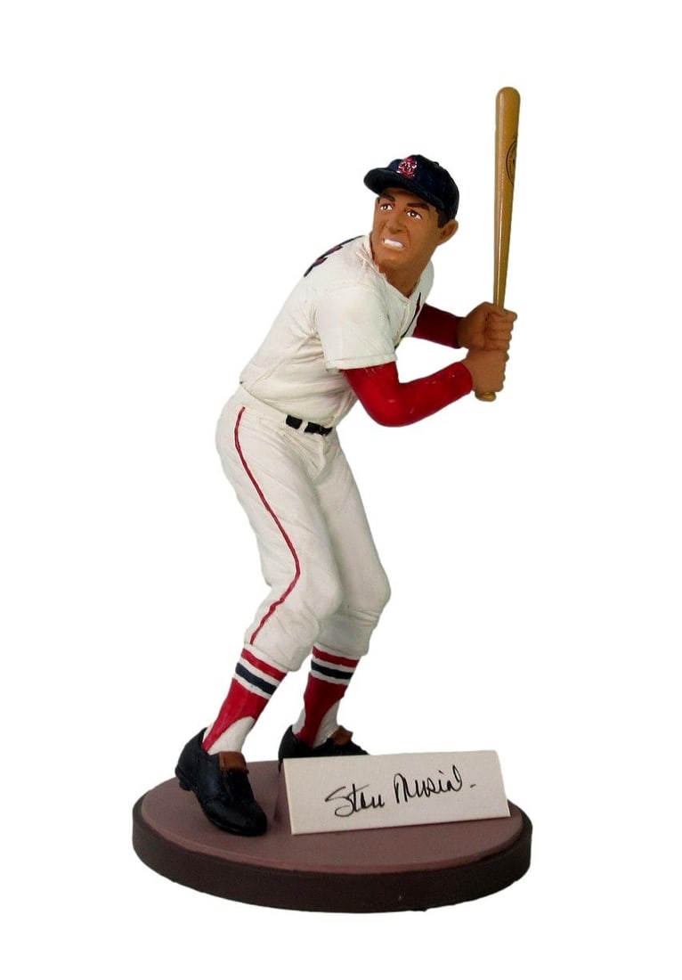 1992 Stan Musial Signed Gartlan Cardinals Figurine Numbered 385 of 1969 with Box (1 of 8)