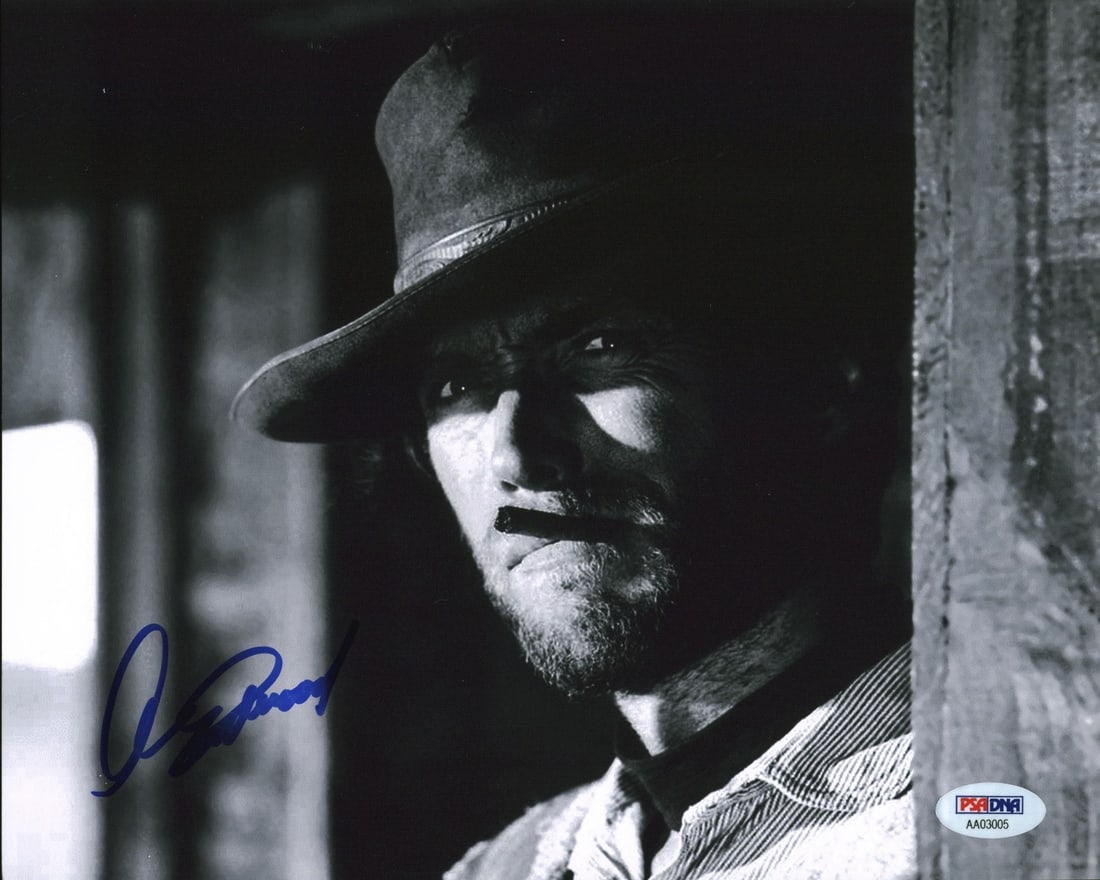 Clint Eastwood Autographed 8x10 Photo Gem Mint 10 BAS PSA (1 of 5)
