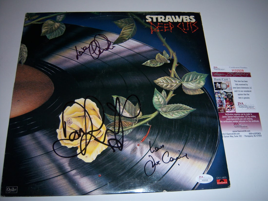 Strawbs Signed LP Album with 3 Signatures JSA/COA (1 of 2)
