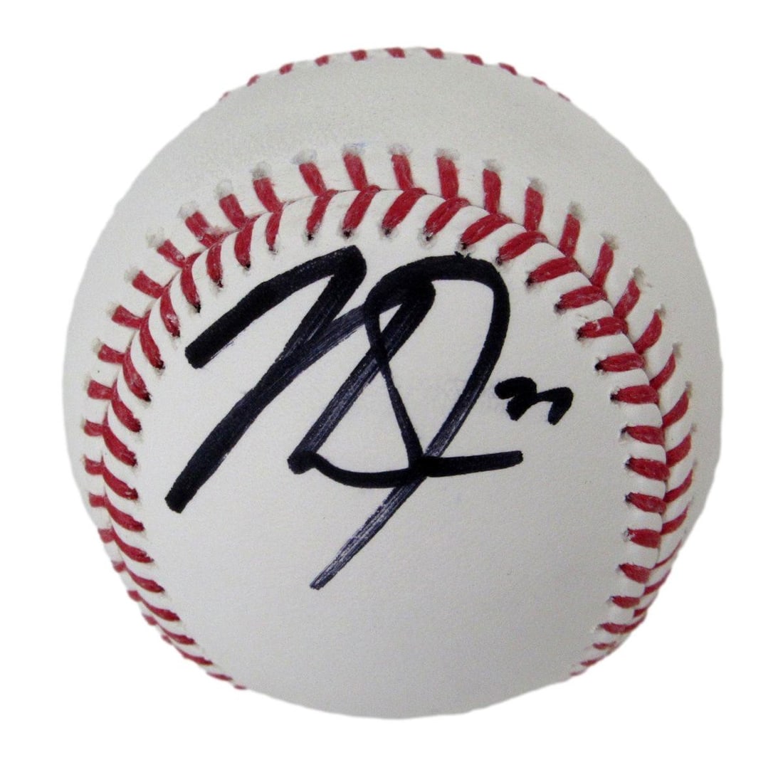 Mike Trout Autographed OML Baseball Los Angeles Angels PSA/DNA 197772 (1 of 2)