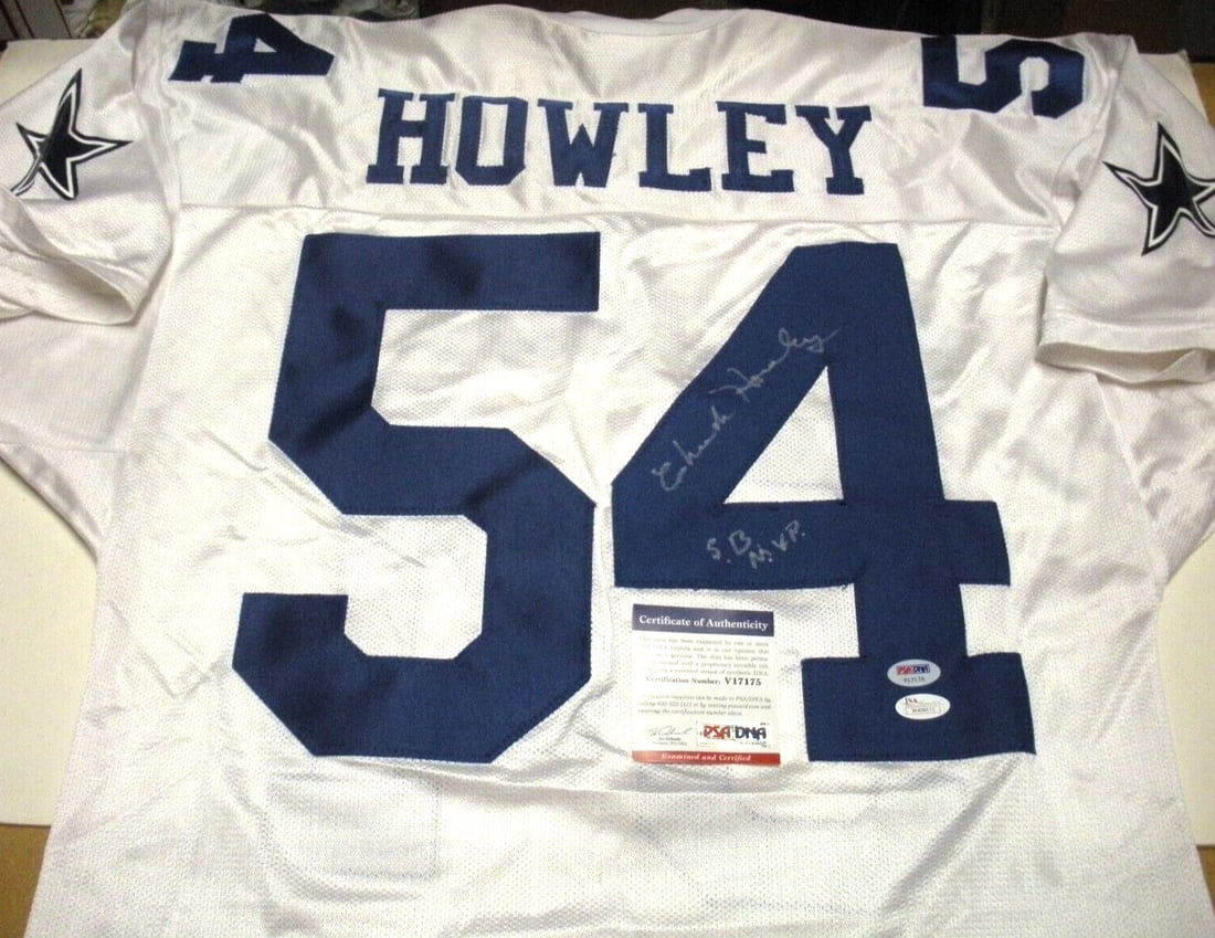 Bart Starr Dallas Cowboys Signed Majestic Jersey with JSA COA (1 of 2)