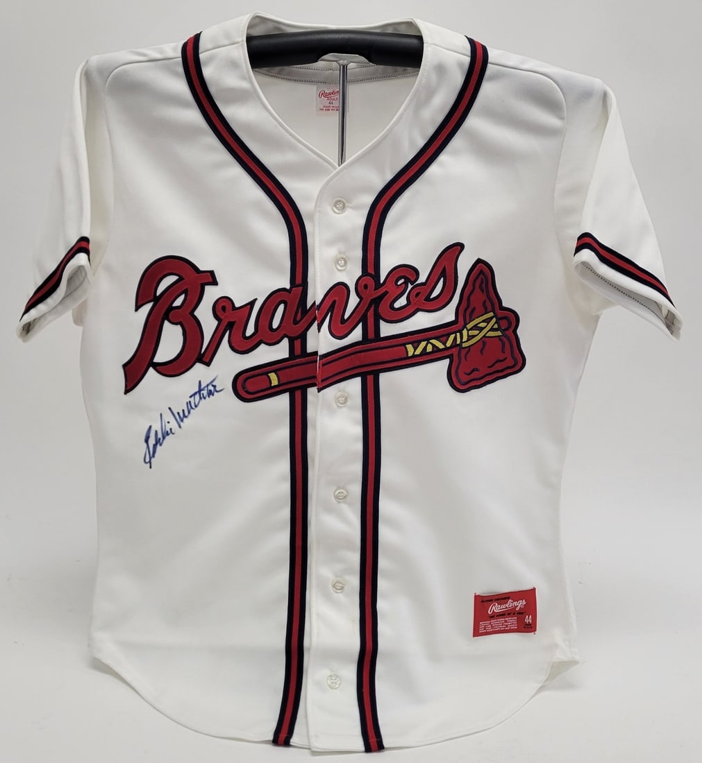 Eddie Mathews Signed Atlanta Braves Jersey Beckett Authenticated (1 of 5)