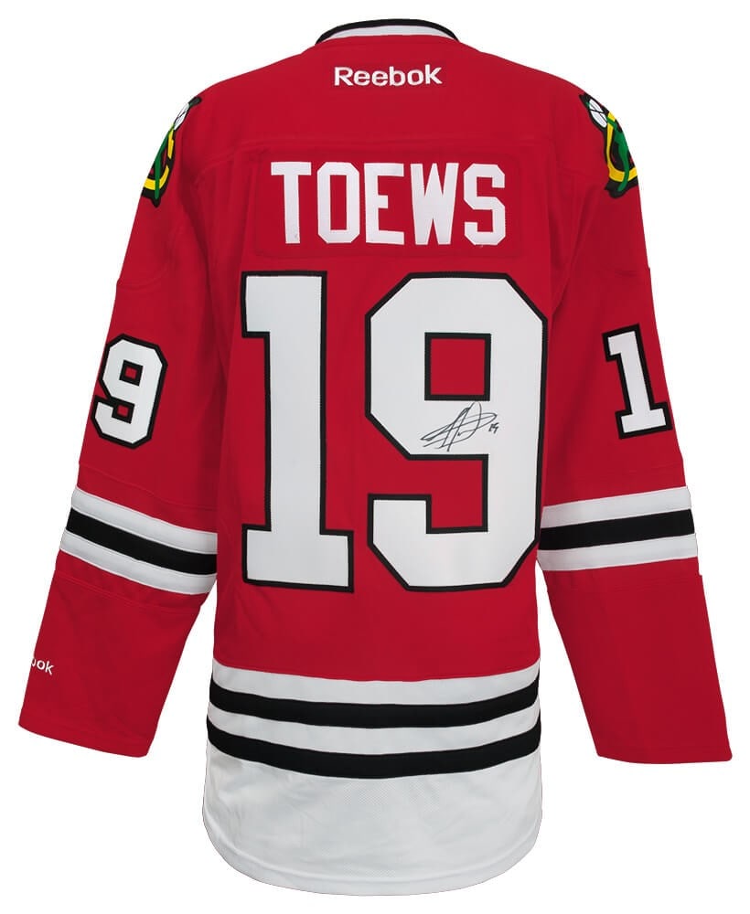 Jonathan Toews Signed Chicago Blackhawks Reebok Jersey with COA (1 of 3)