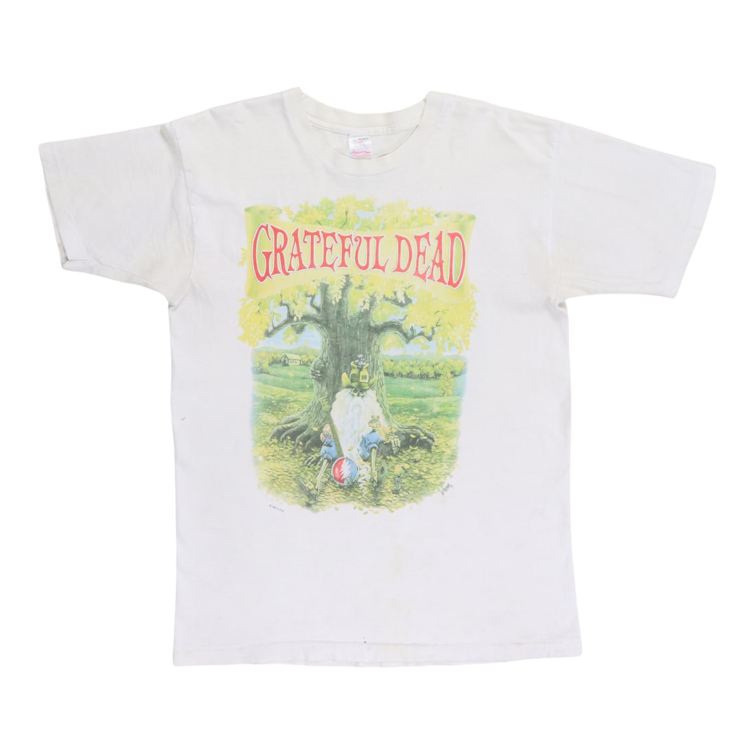 Vintage 1994 Grateful Dead MSG Concert White Cotton T-Shirt Size Large (1 of 13)