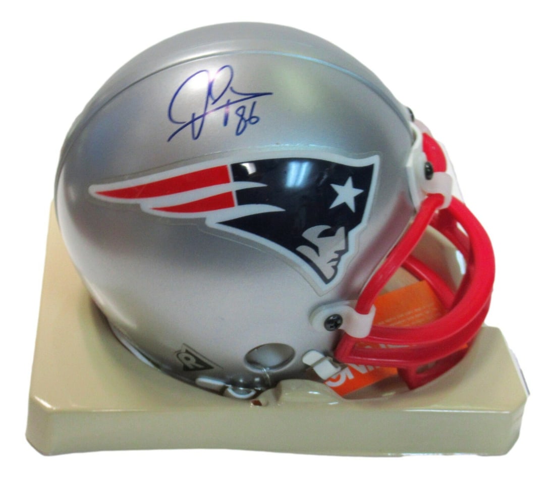 David Patten Autographed Mini Helmet New England Patriots TRISTAR Certified (1 of 6)