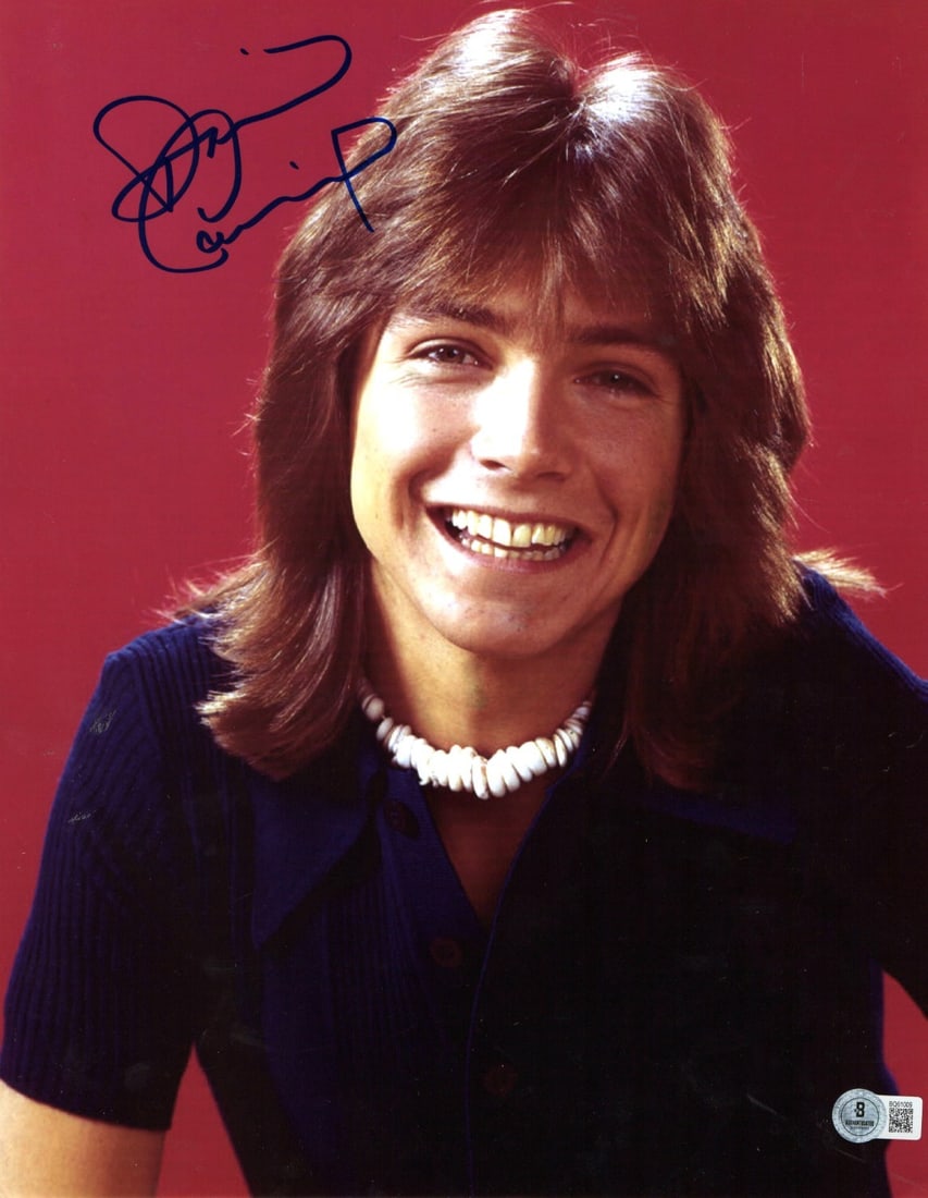 David Cassidy Autographed 11x14 Photo The Partridge Family Beckett Certified (1 of 2)