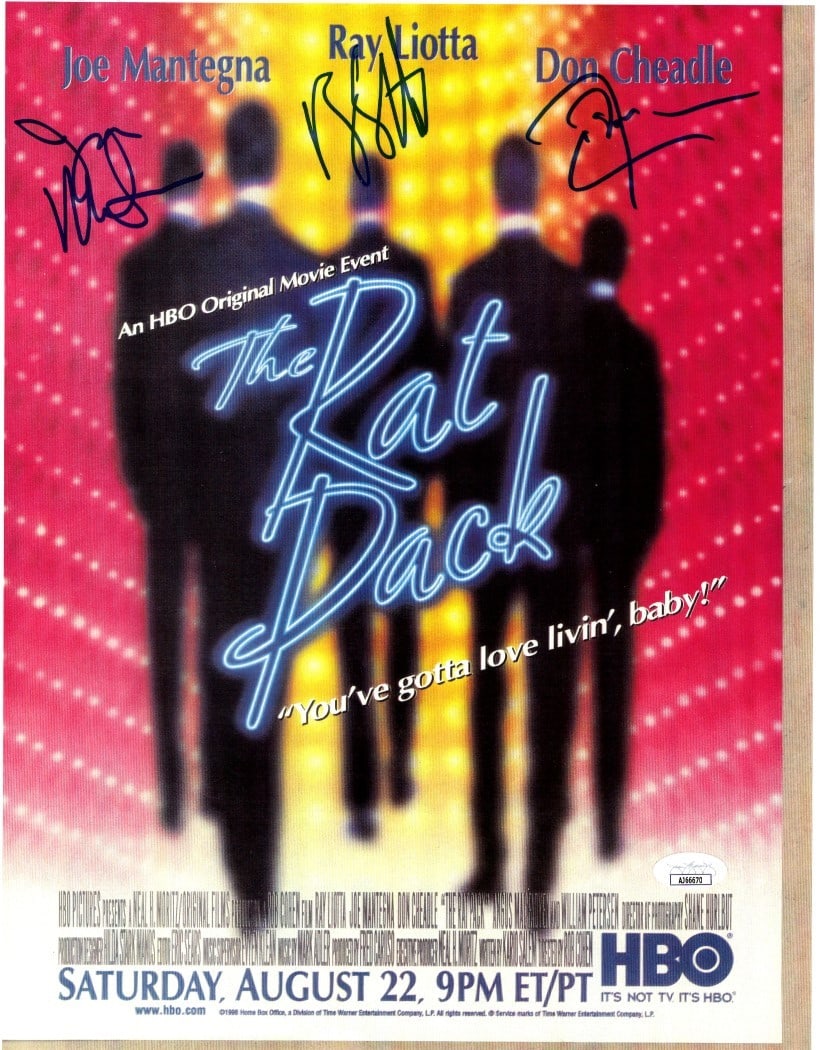 Joe Mantegna Ray Liotta Don Cheadle Signed 11X14 Photo JSA Certified (1 of 2)