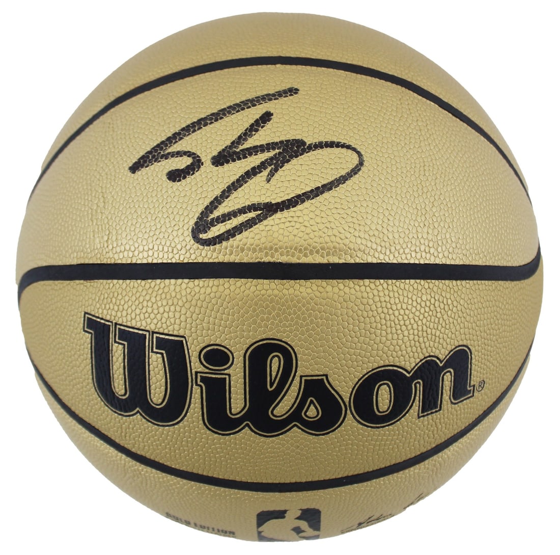Shaquille O'Neal Signed Gold Wilson Basketball Los Angeles Lakers BAS Witnessed: Shaquille O'Neal Signed Gold Wilson Basketball Los Angeles Lakers BAS Witnessed This authentic gold Wilson basketball has been personally signed by the legendary Shaquille O'Neal, a prominent player o
